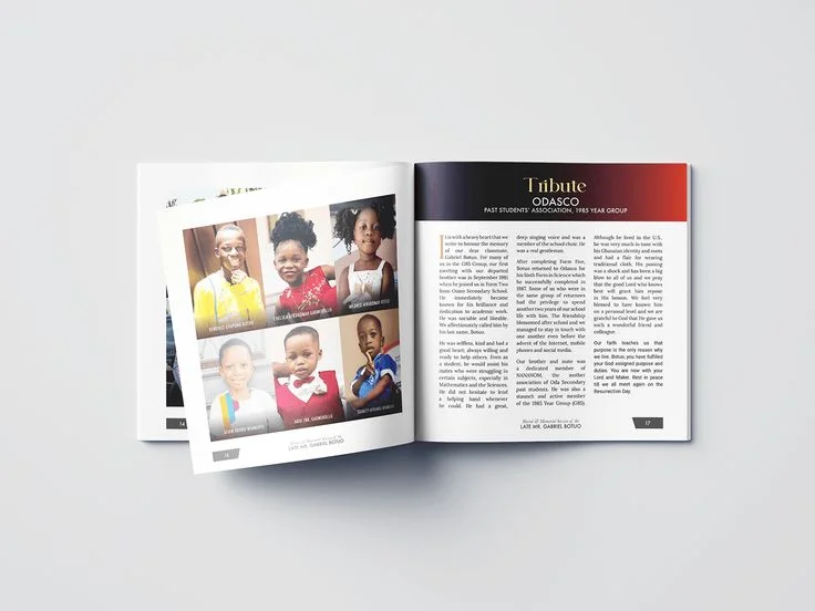 custom landscape funeral brochure printing Design 3